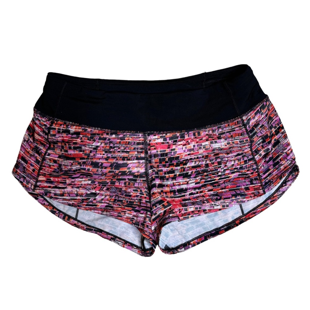 Lululemon’s Women's Multicolor Hotty Hot Lined Shorts 2.5 4‎ Regular